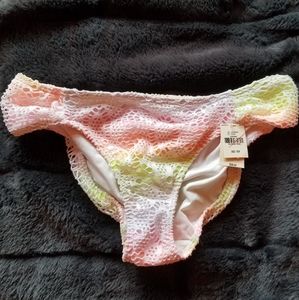 Victoria's Secret Pink Lace Ombre Bikini Bottoms